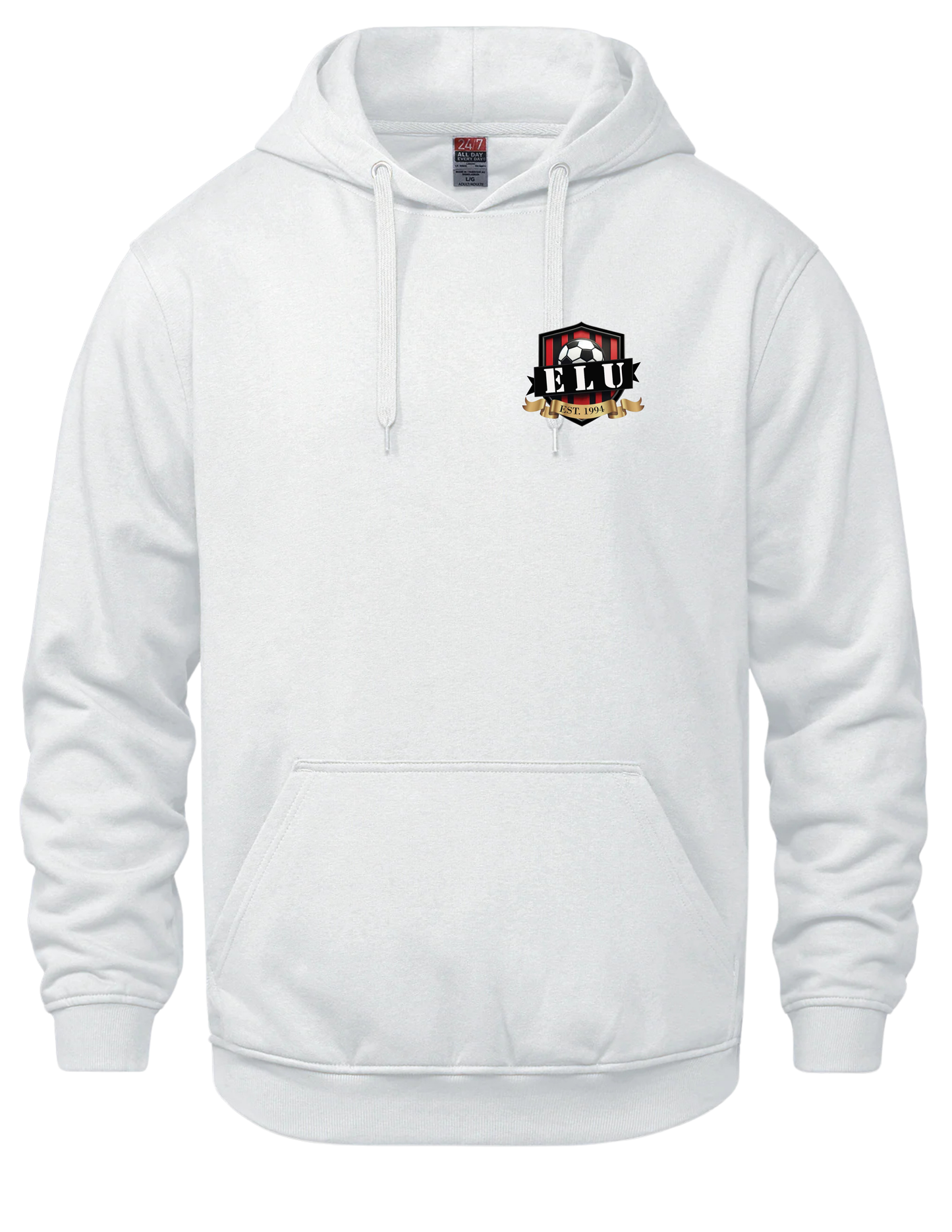 EL Pullover Hoodie (est 1994 - left chest)
