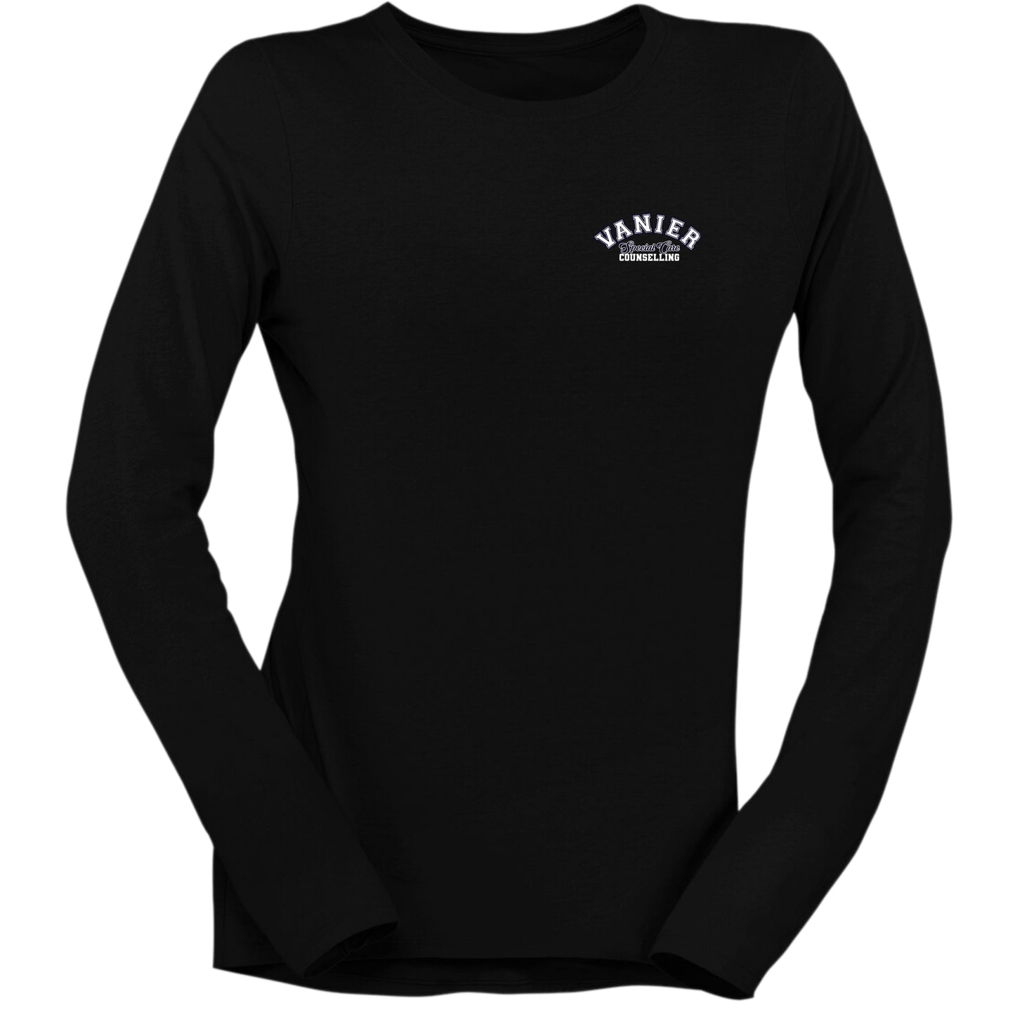 Vanier SCC Women's Long Sleeve T-shirt Left Chest
