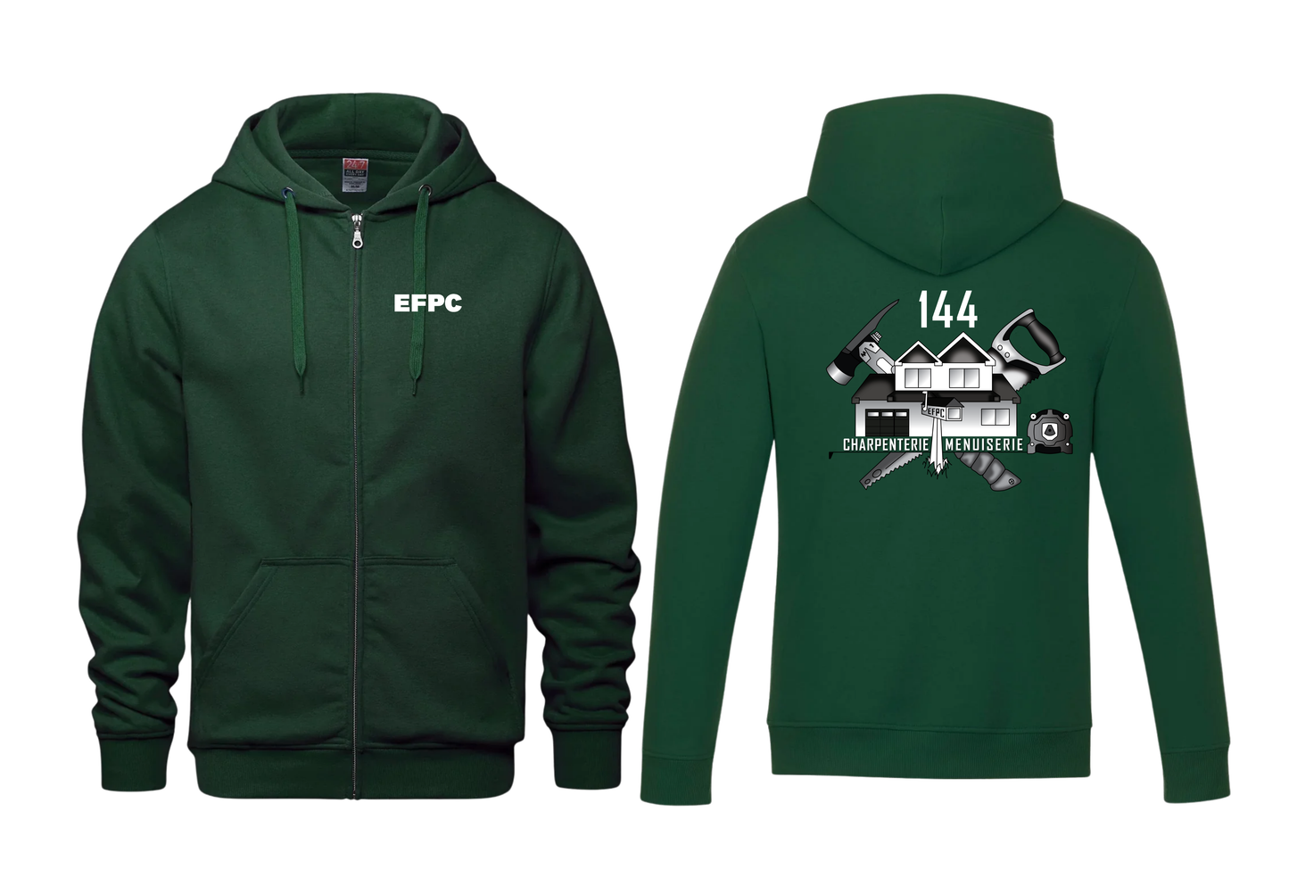 EFPC - SWEAT À CAPUCHE ZIPPÉ GROUPE 144