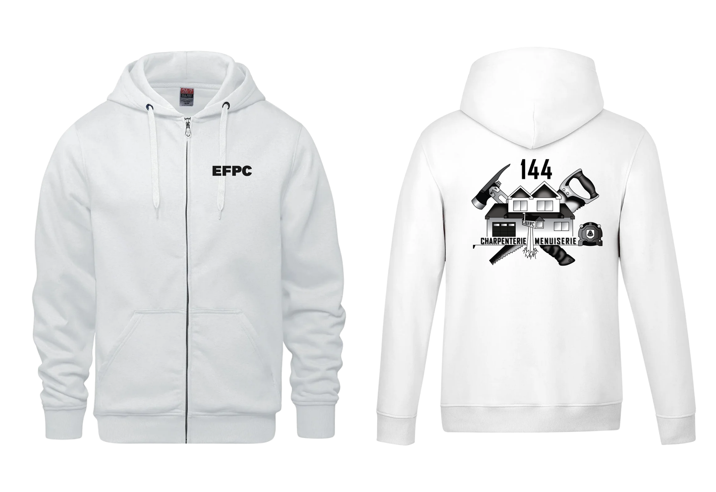 EFPC - SWEAT À CAPUCHE ZIPPÉ GROUPE 144