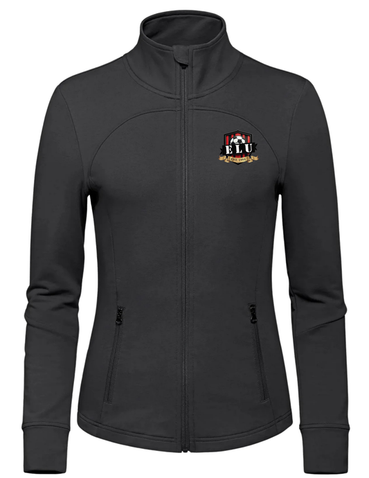 Veste zippée intégrale extensible de performance pour femmes EL (poitrine gauche)
