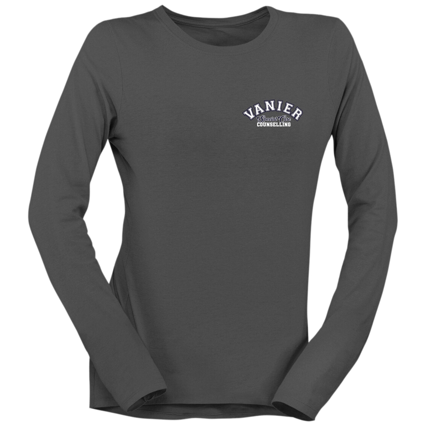 Vanier SCC Women's Long Sleeve T-shirt Left Chest