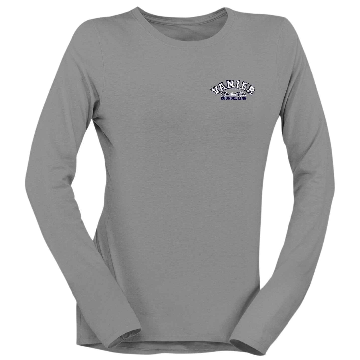 Vanier SCC Women's Long Sleeve T-shirt Left Chest