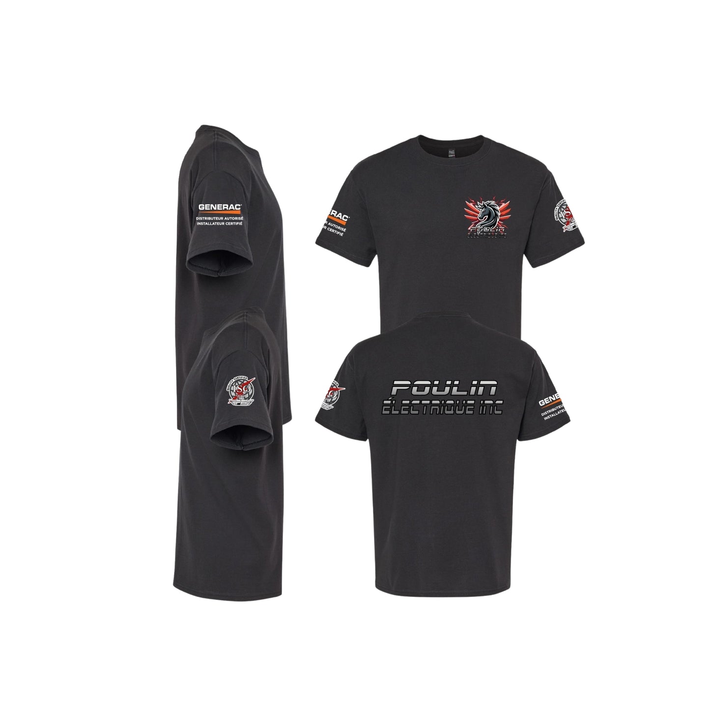POULIN- 4 LOCATION PRINT T-SHIRT