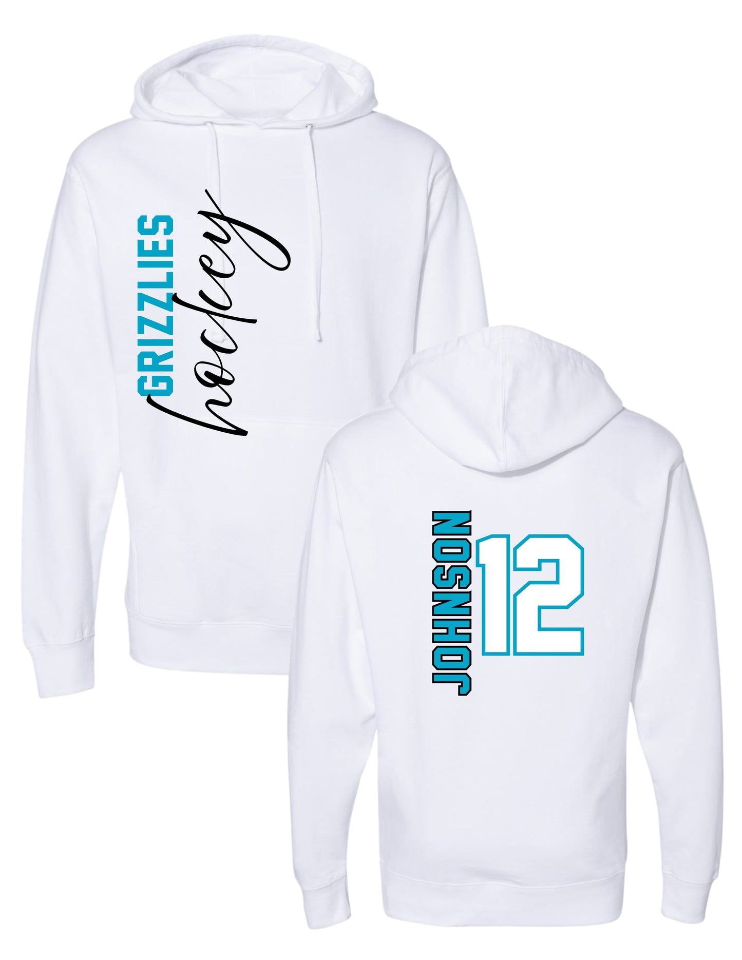 SWEAT À CAPUCHE PERSONNALISÉ GRIZZLIES
