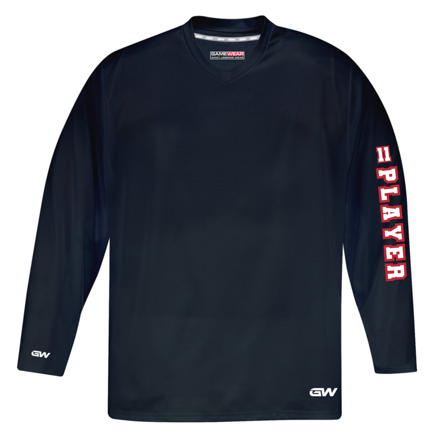 Name on Sleeve Vertically