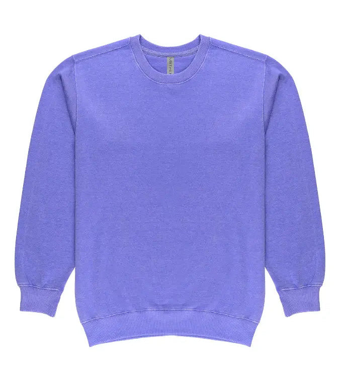 Pull ras du cou vintage dévoré