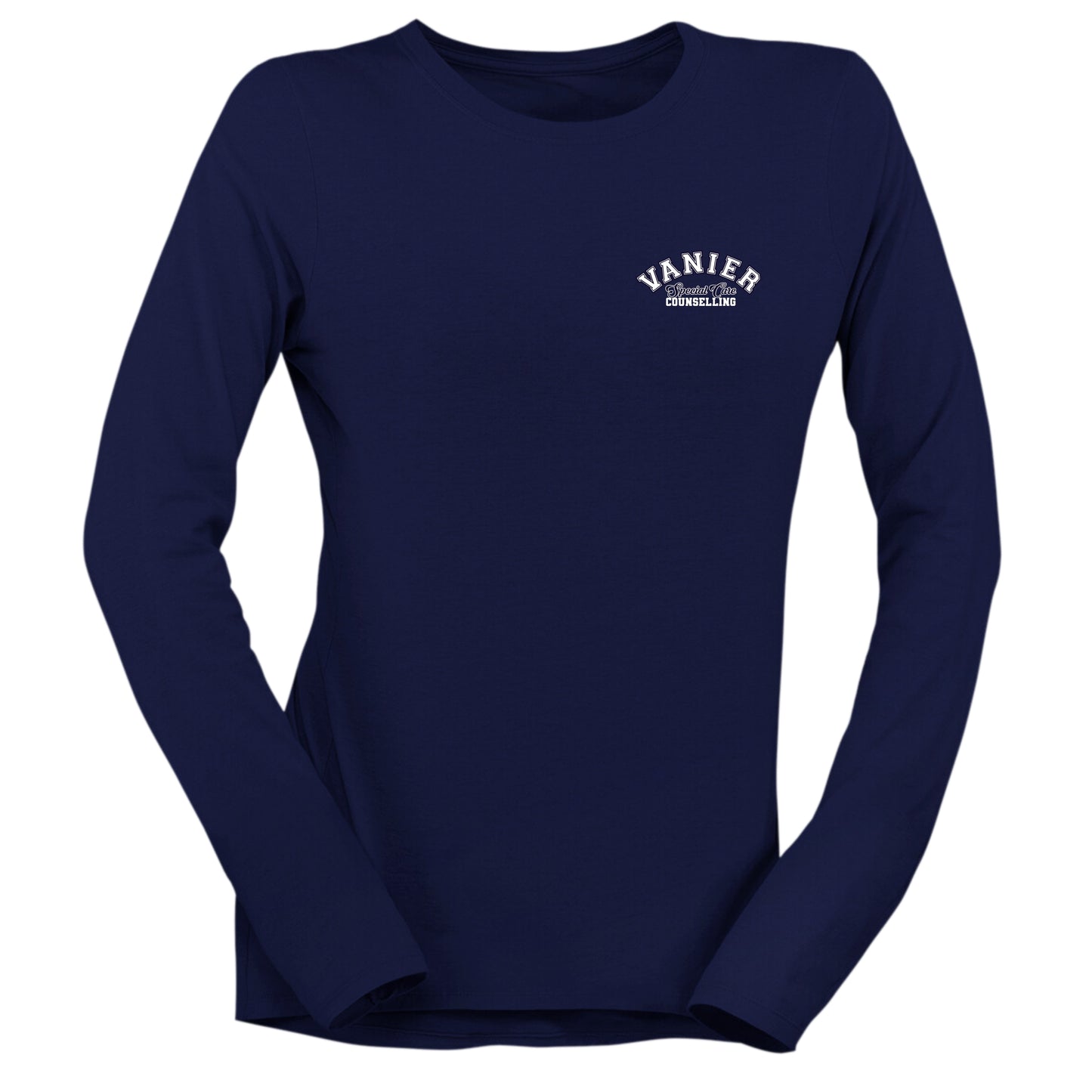 Vanier SCC Women's Long Sleeve T-shirt Left Chest