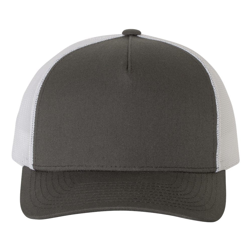 Casquette trucker rétro à 5 panneaux