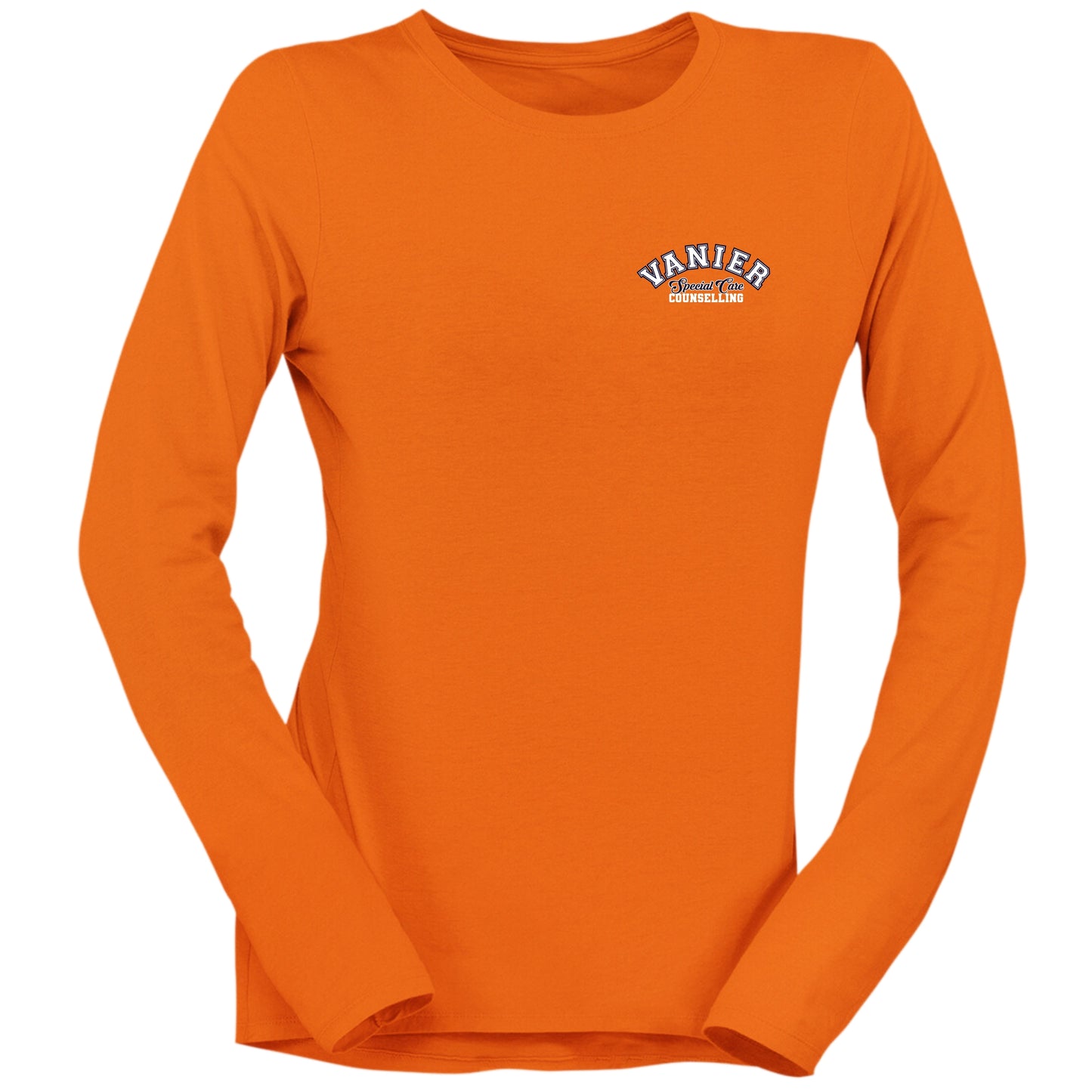 Vanier SCC Women's Long Sleeve T-shirt Left Chest