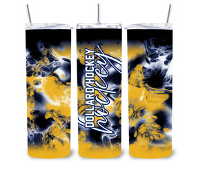 DOLLARD NAVY AND GOLD HOT/COLD TUMBLER