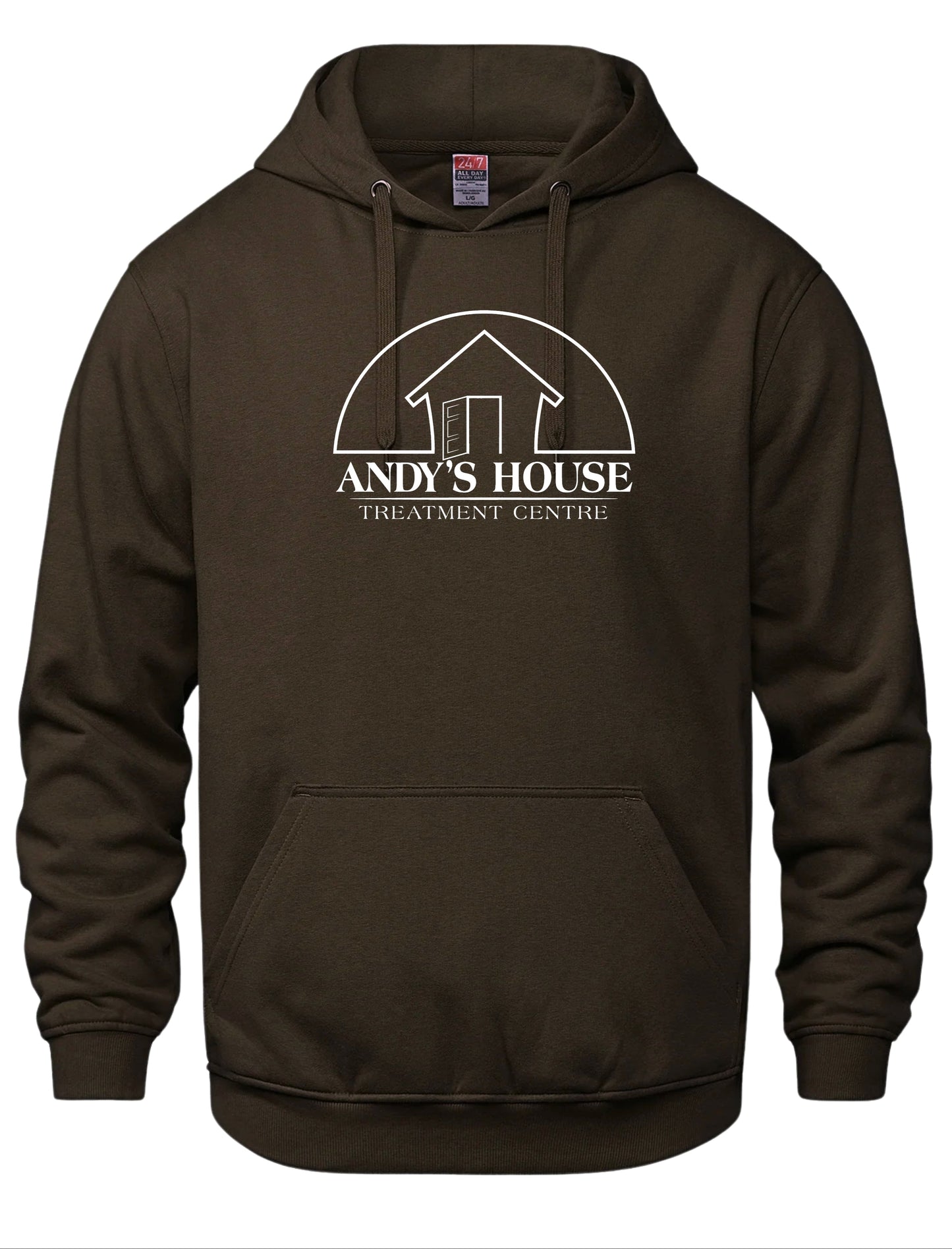 Sweat à capuche avec imprimé sur le devant de l'équipe AH