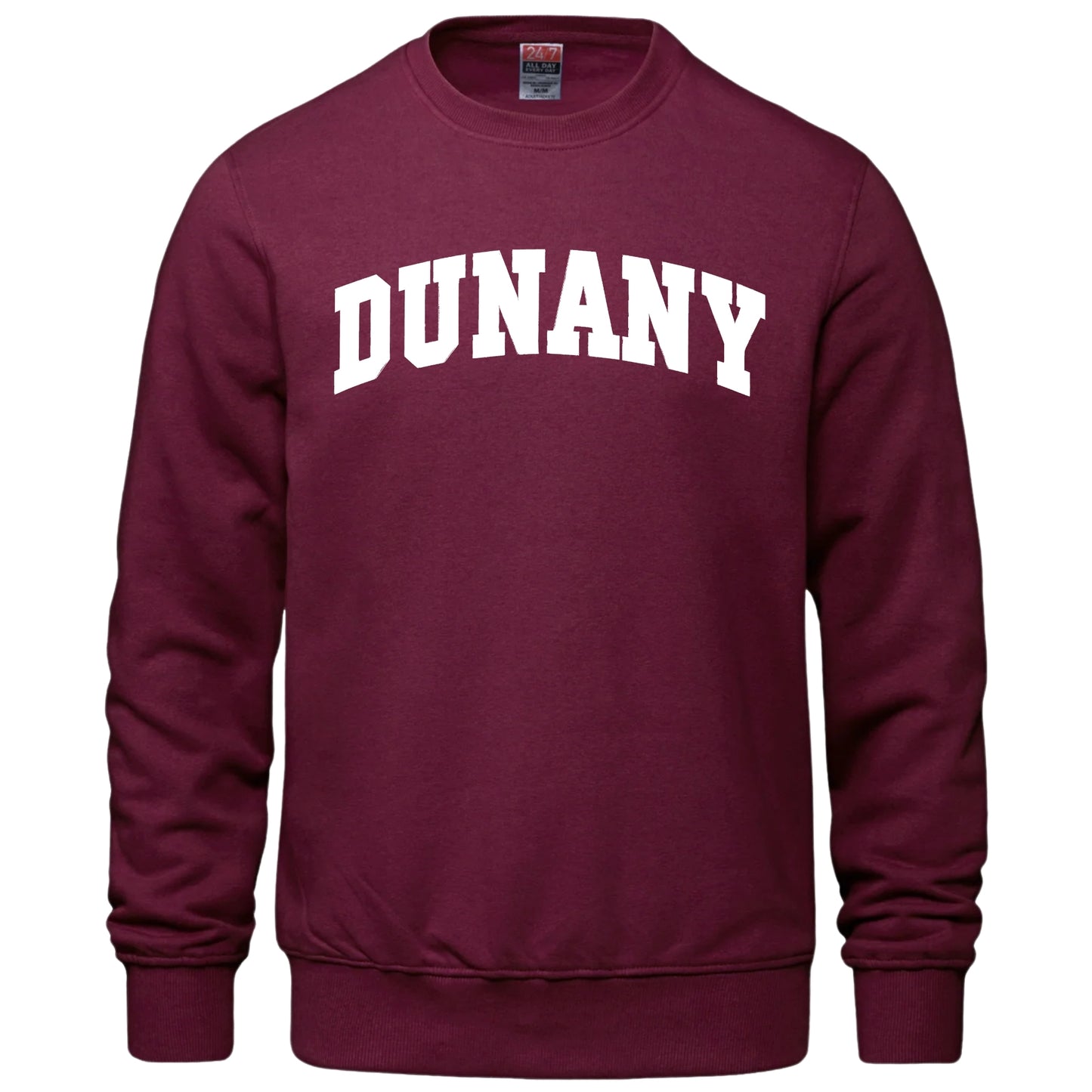 DUNANY CURVED YOUTH CREWNECK SWEATSHIRT