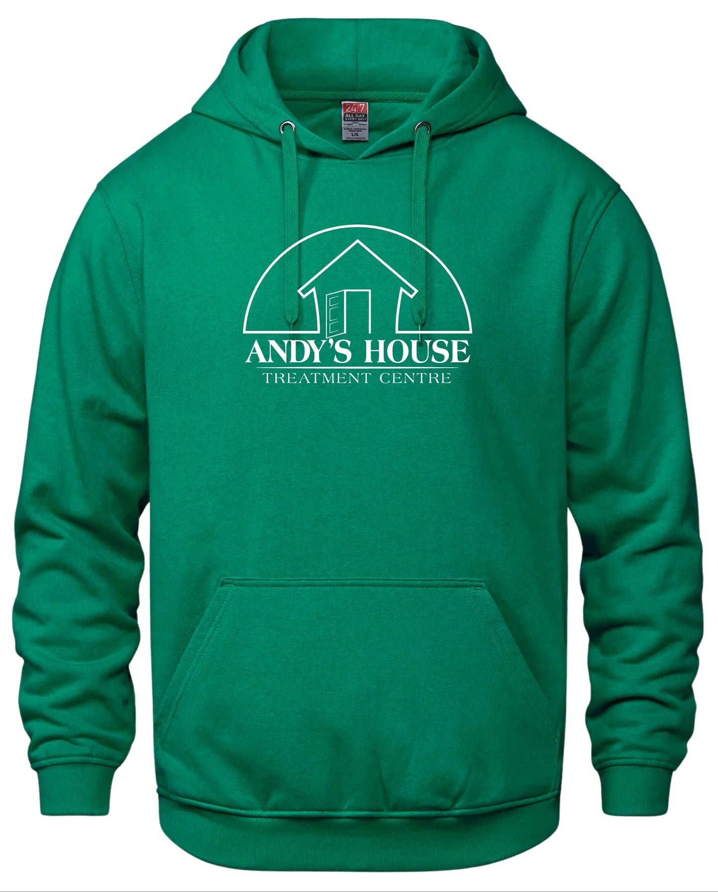 Sweat à capuche avec imprimé sur le devant de l'équipe AH