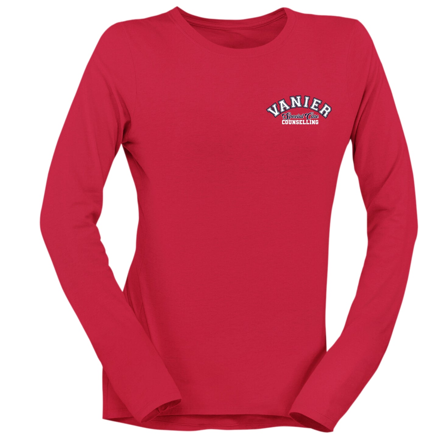 Vanier SCC Women's Long Sleeve T-shirt Left Chest