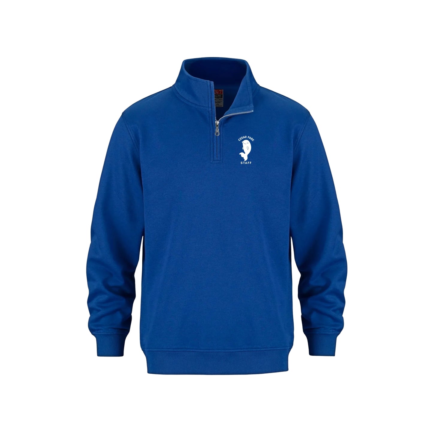 Sweat-shirt à fermeture éclair 1/4 CEDAR PARK pour le personnel