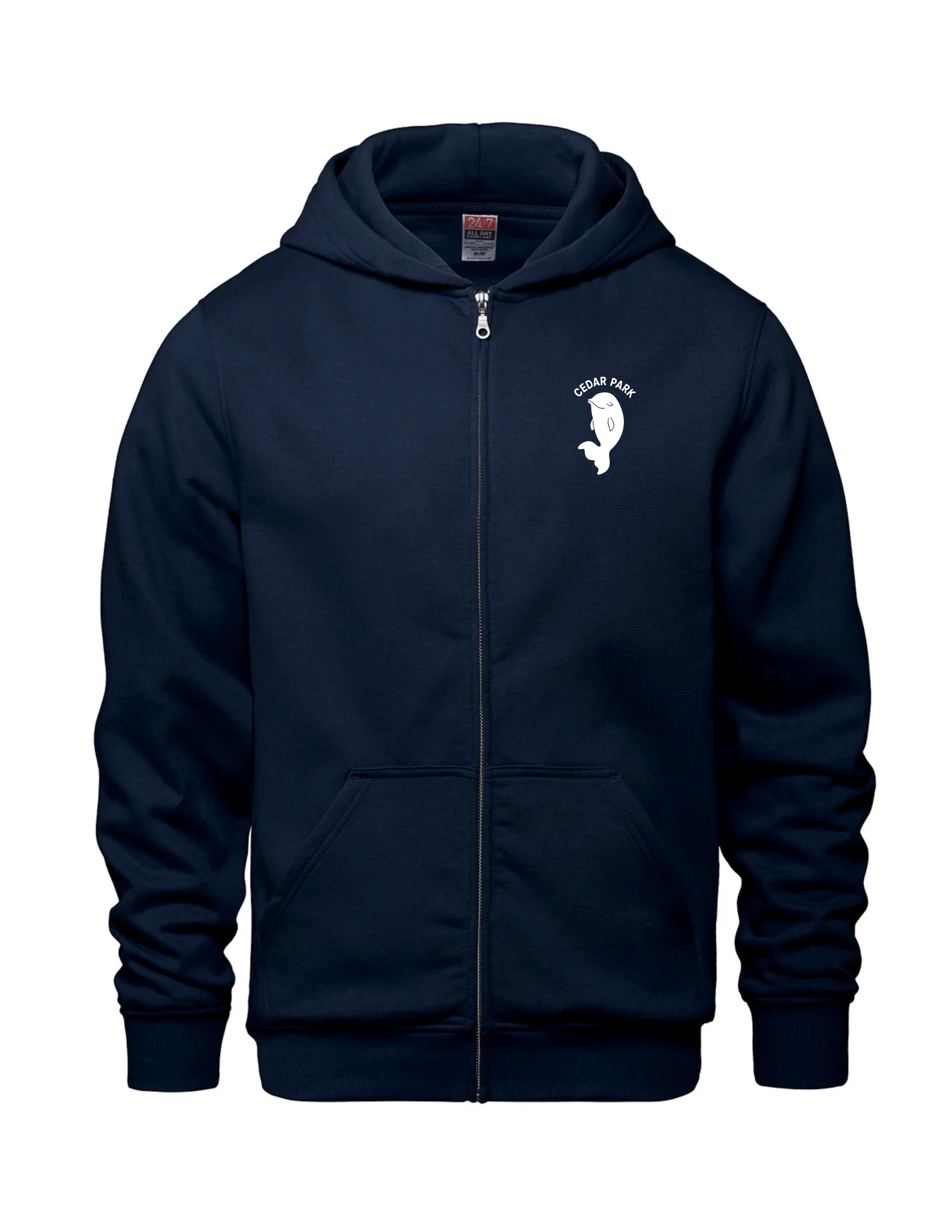 CEDAR PARK YOUTH ZIP HOODIE