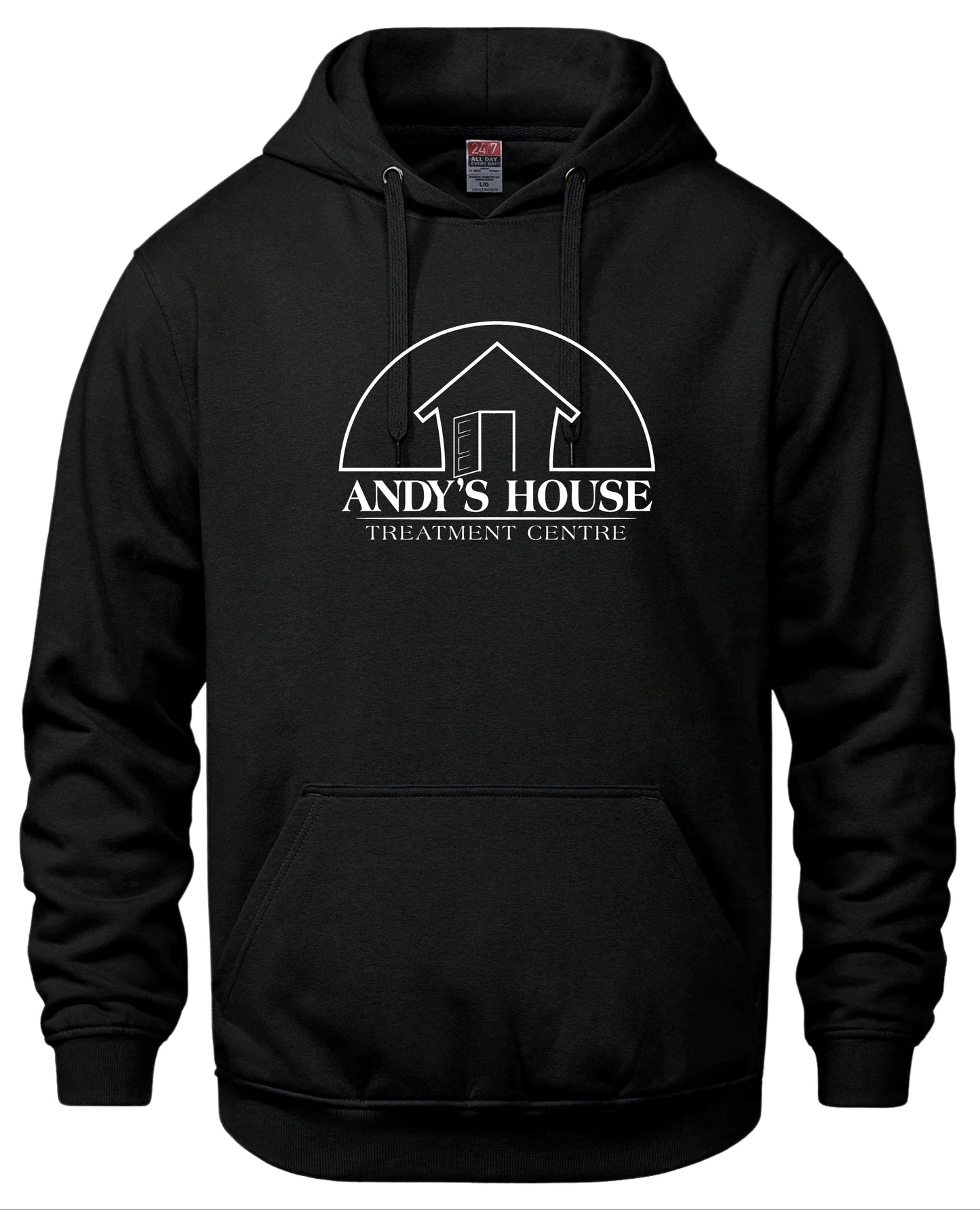 Sweat à capuche avec imprimé sur le devant de l'équipe AH