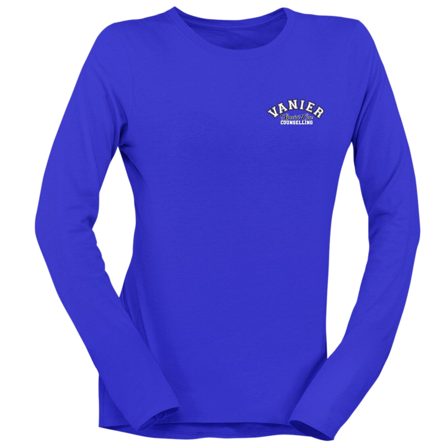Vanier SCC Women's Long Sleeve T-shirt Left Chest