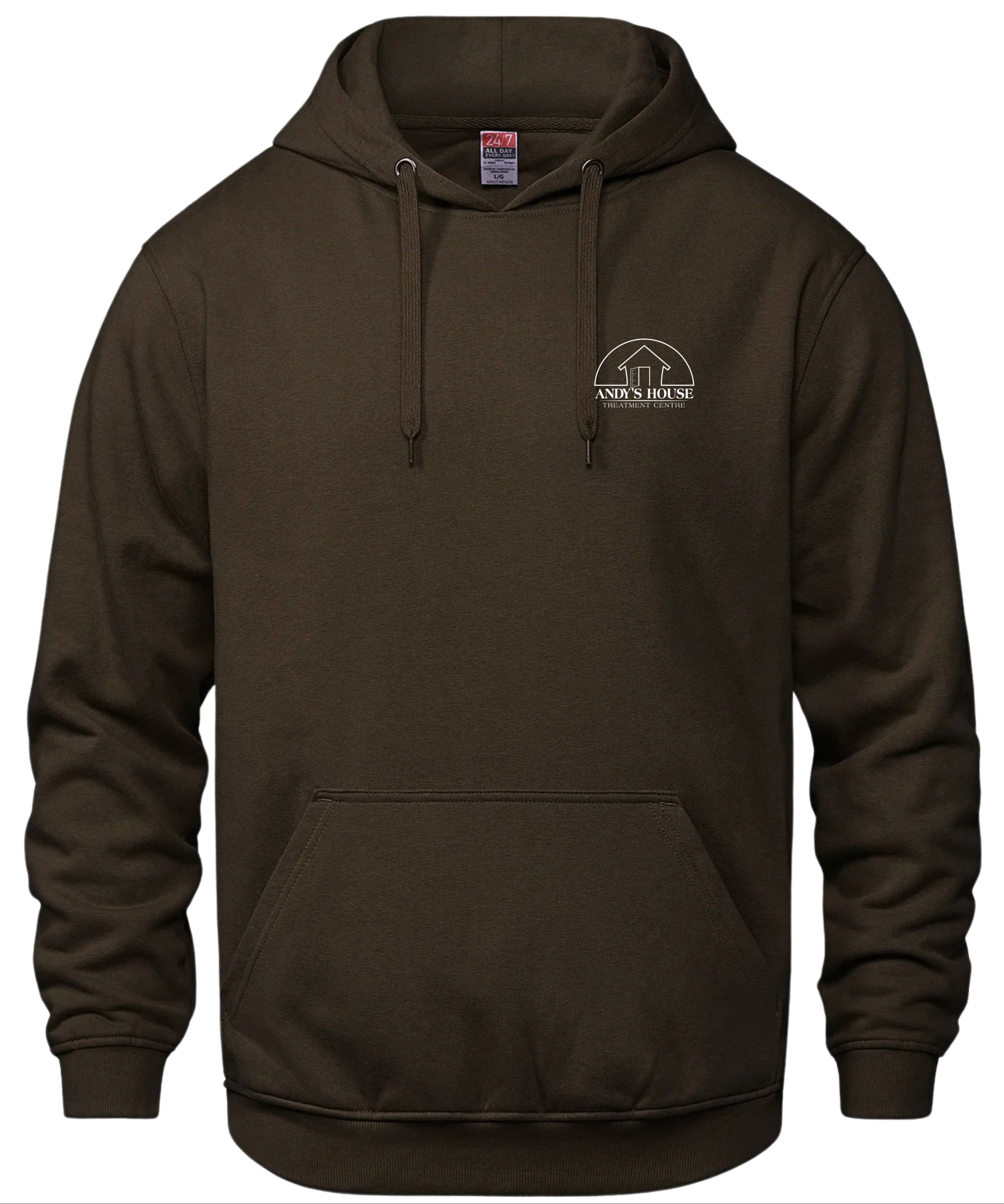 AH LEFT CHEST PRINT- HOODIE