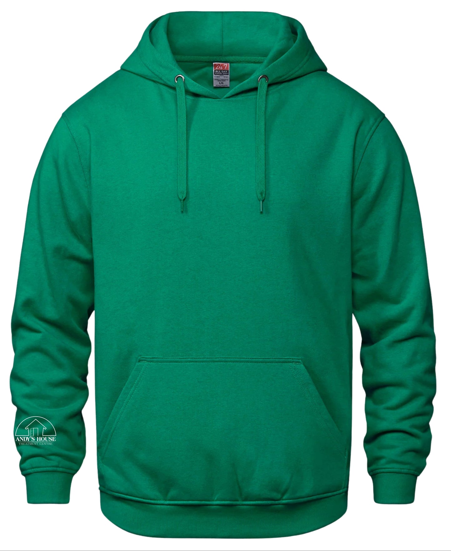 Sweat à capuche AH TEAM avec imprimé aux poignets