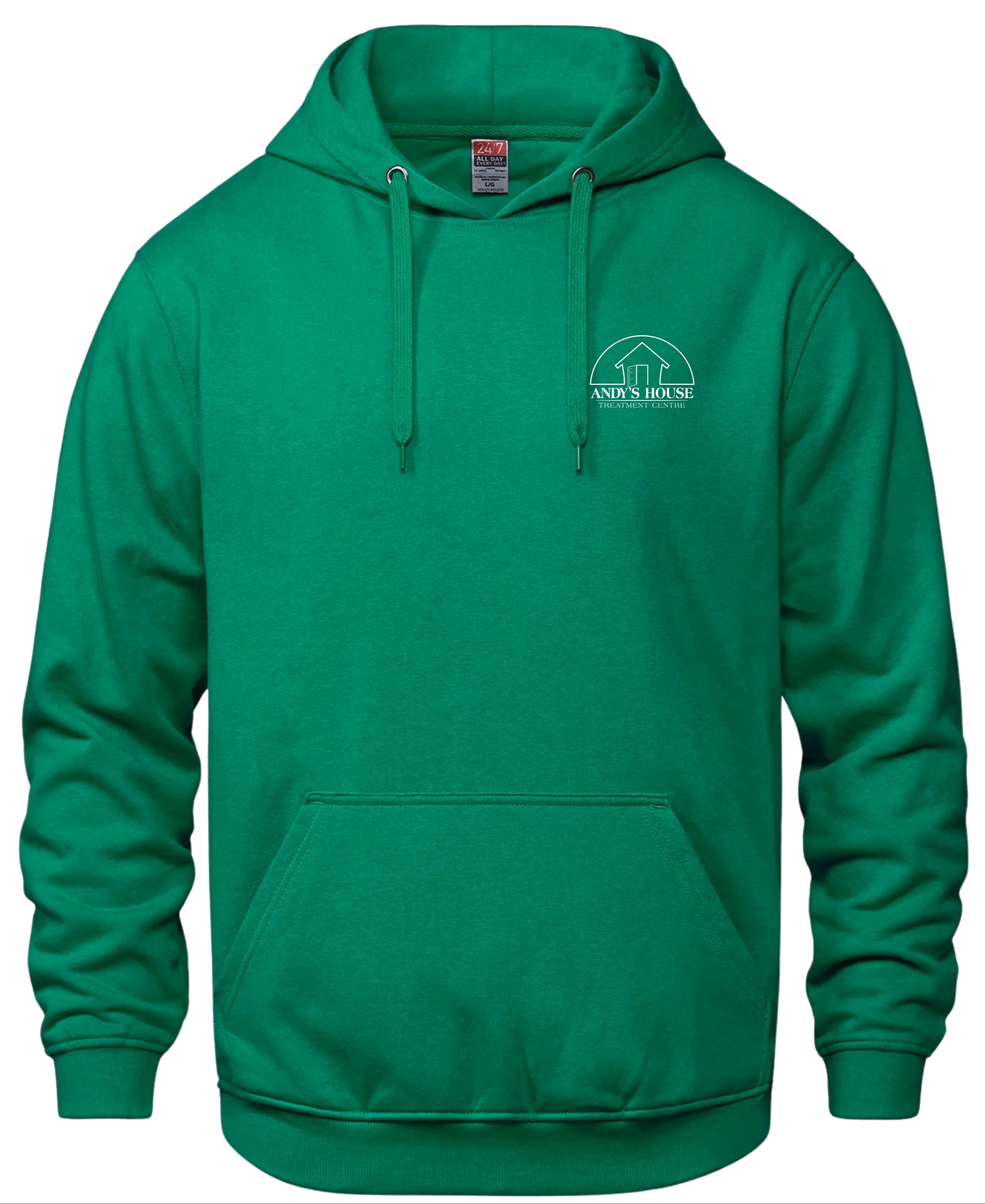 AH LEFT CHEST PRINT- HOODIE