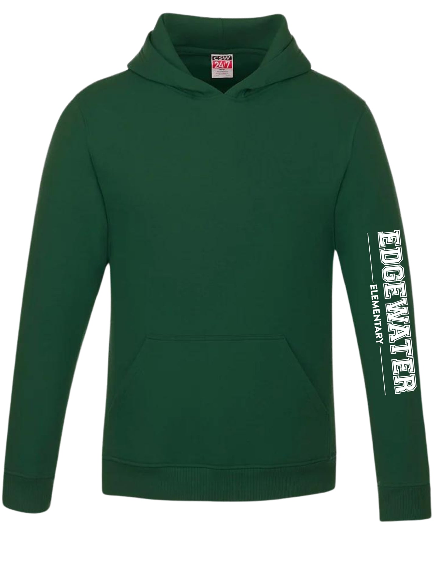 Sweat à capuche Edgewater pour jeunes - Imprimé sur les bras