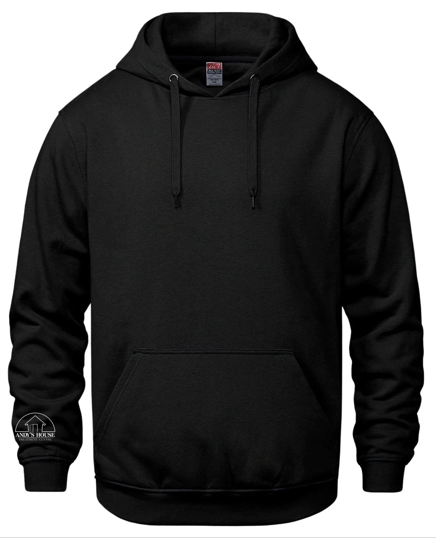 Sweat à capuche AH TEAM avec imprimé aux poignets