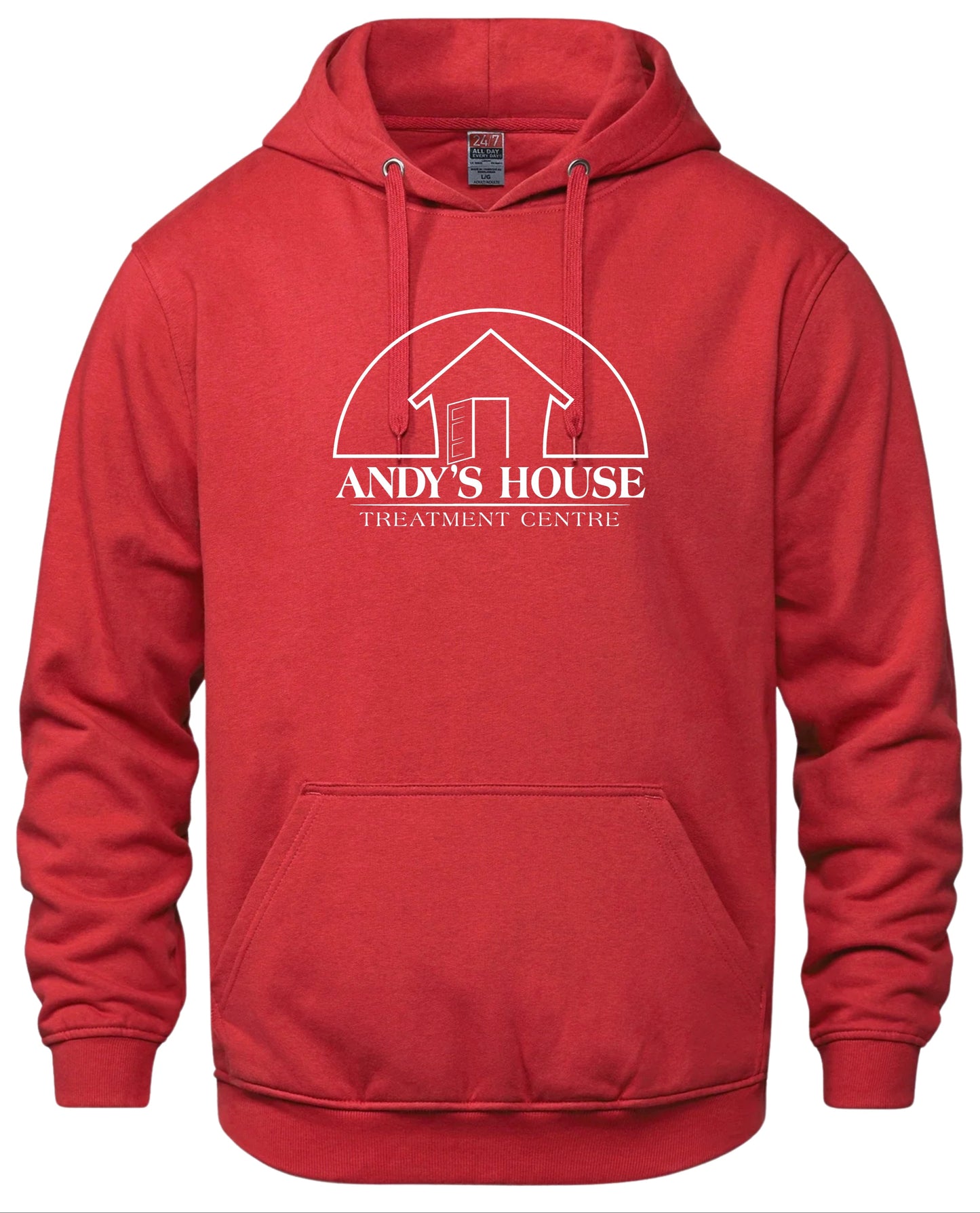 Sweat à capuche avec imprimé sur le devant de l'équipe AH