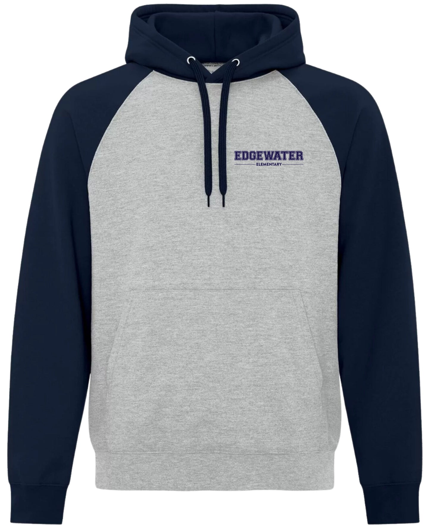 Sweat à capuche adulte bicolore Edgewater