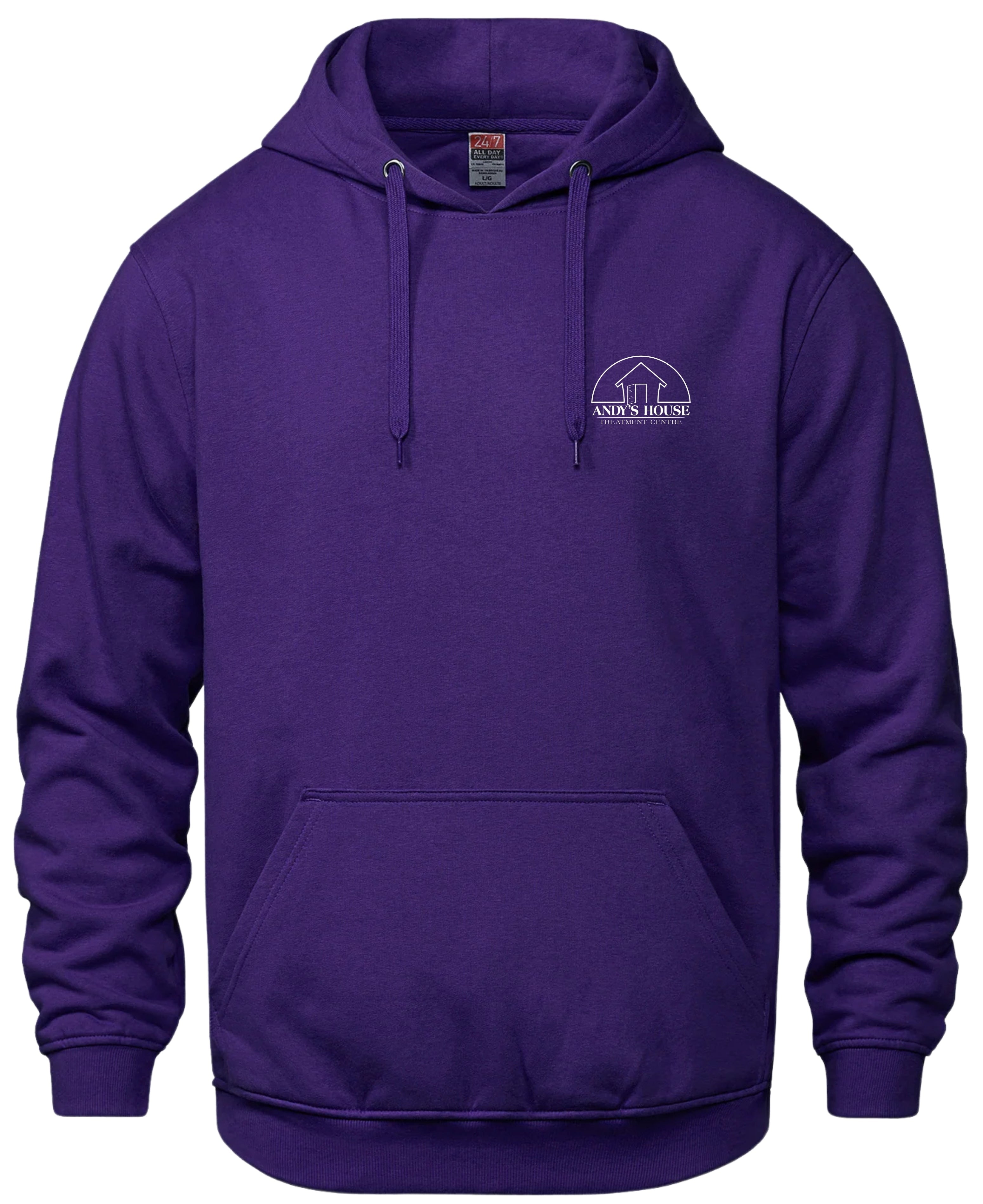 AH LEFT CHEST PRINT- HOODIE