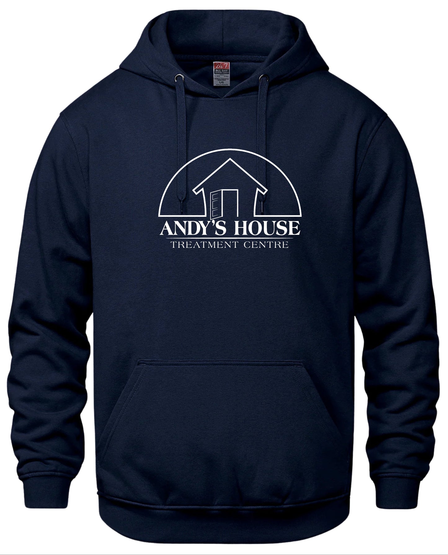 Sweat à capuche avec imprimé sur le devant de l'équipe AH