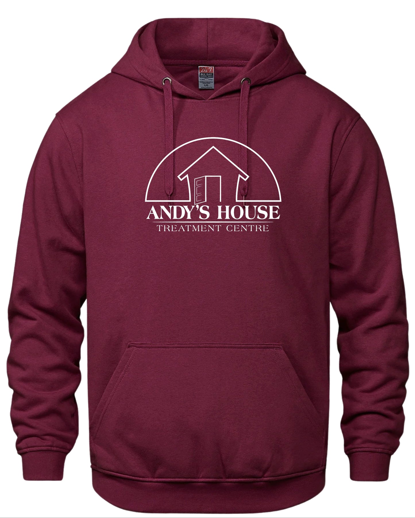 Sweat à capuche avec imprimé sur le devant de l'équipe AH