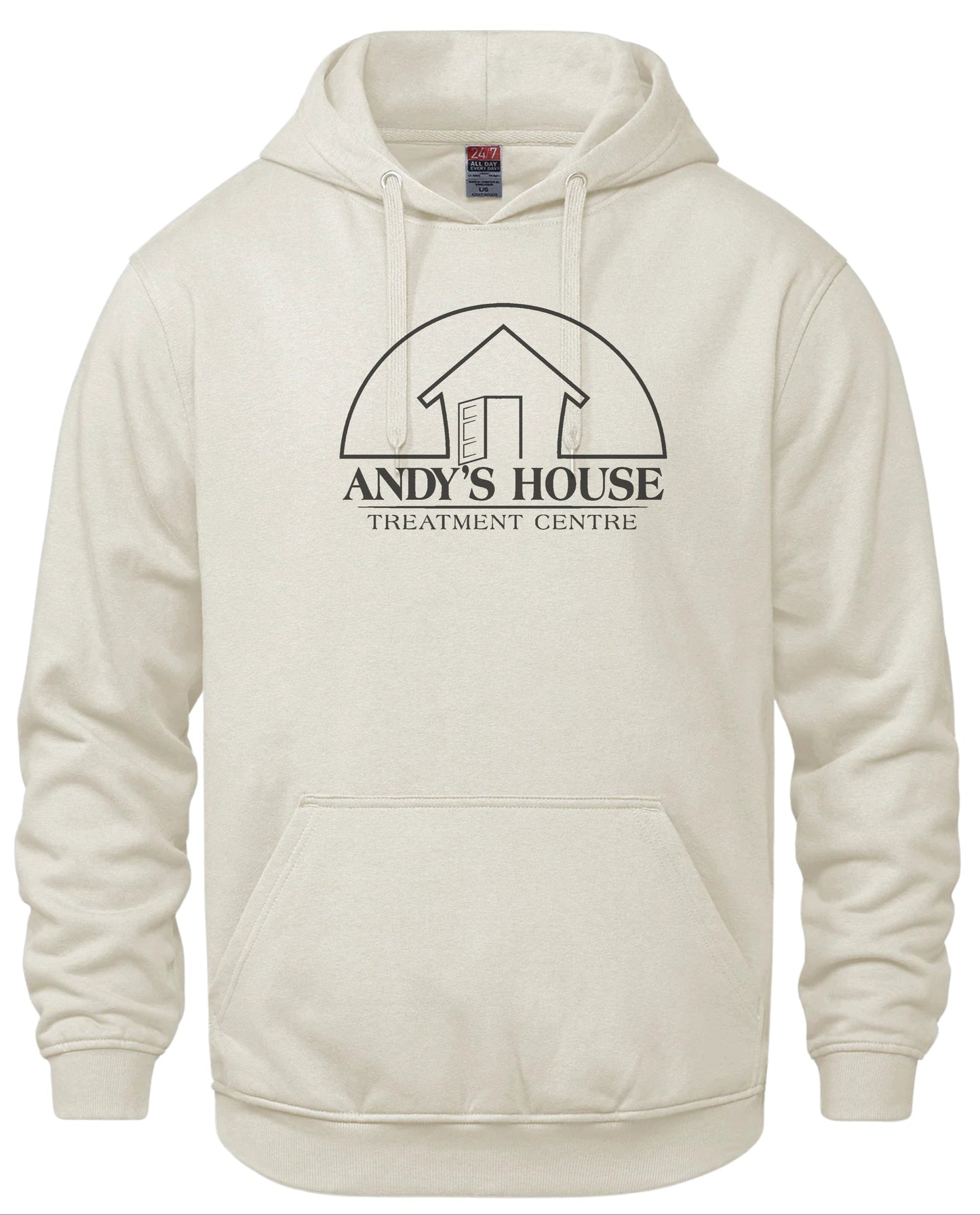 Sweat à capuche avec imprimé sur le devant de l'équipe AH