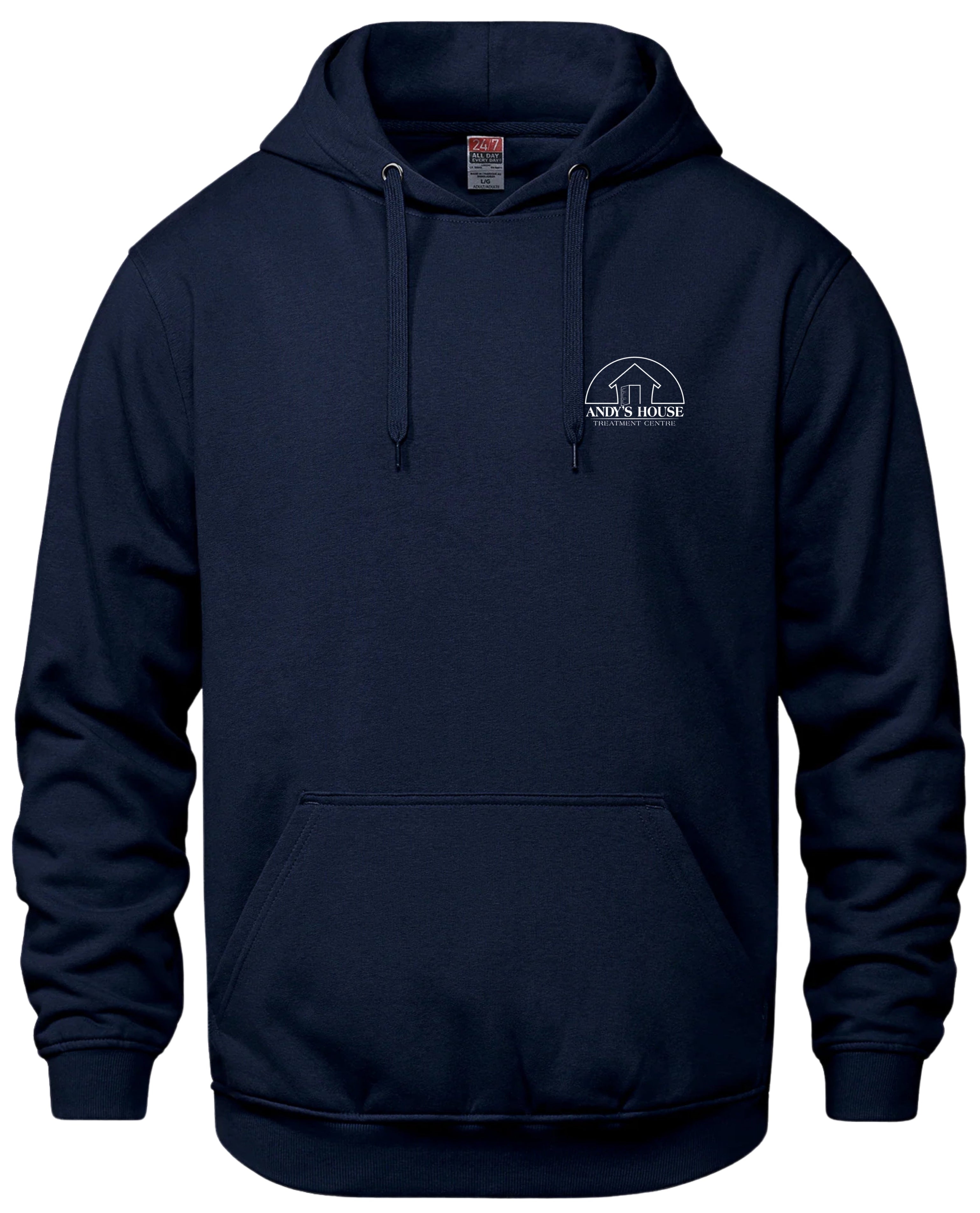 AH LEFT CHEST PRINT- HOODIE