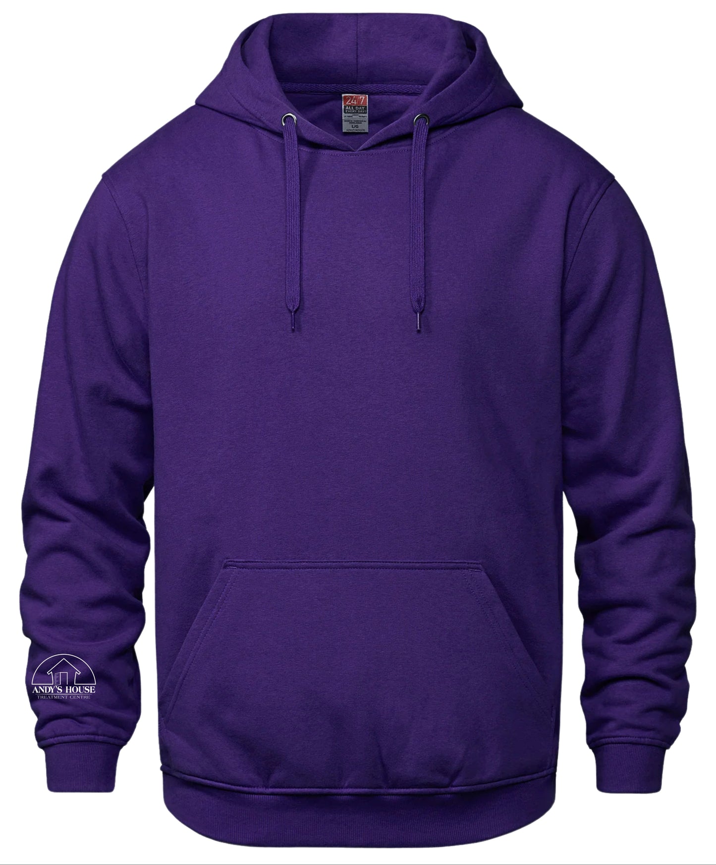 Sweat à capuche AH TEAM avec imprimé aux poignets