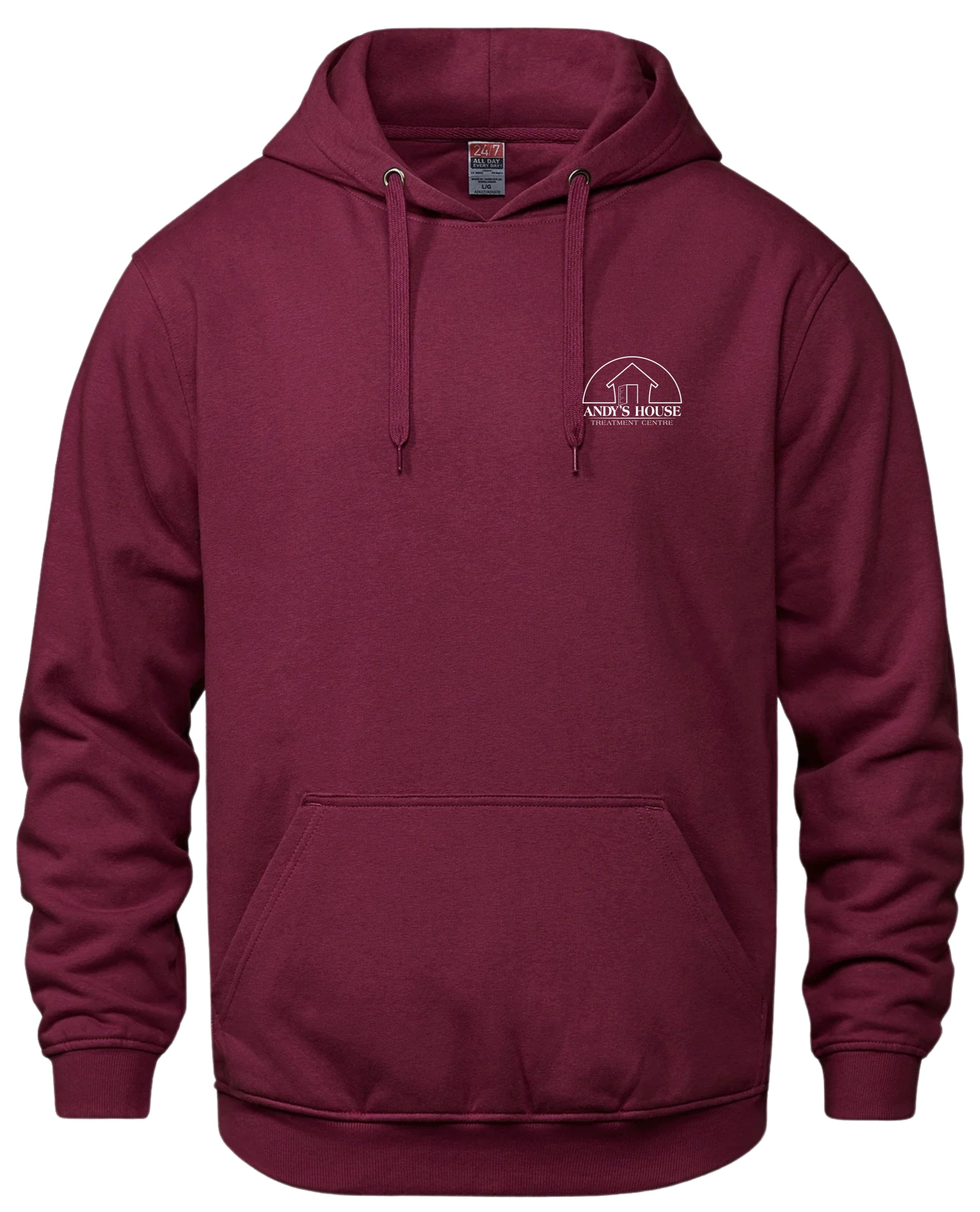 AH LEFT CHEST PRINT- HOODIE