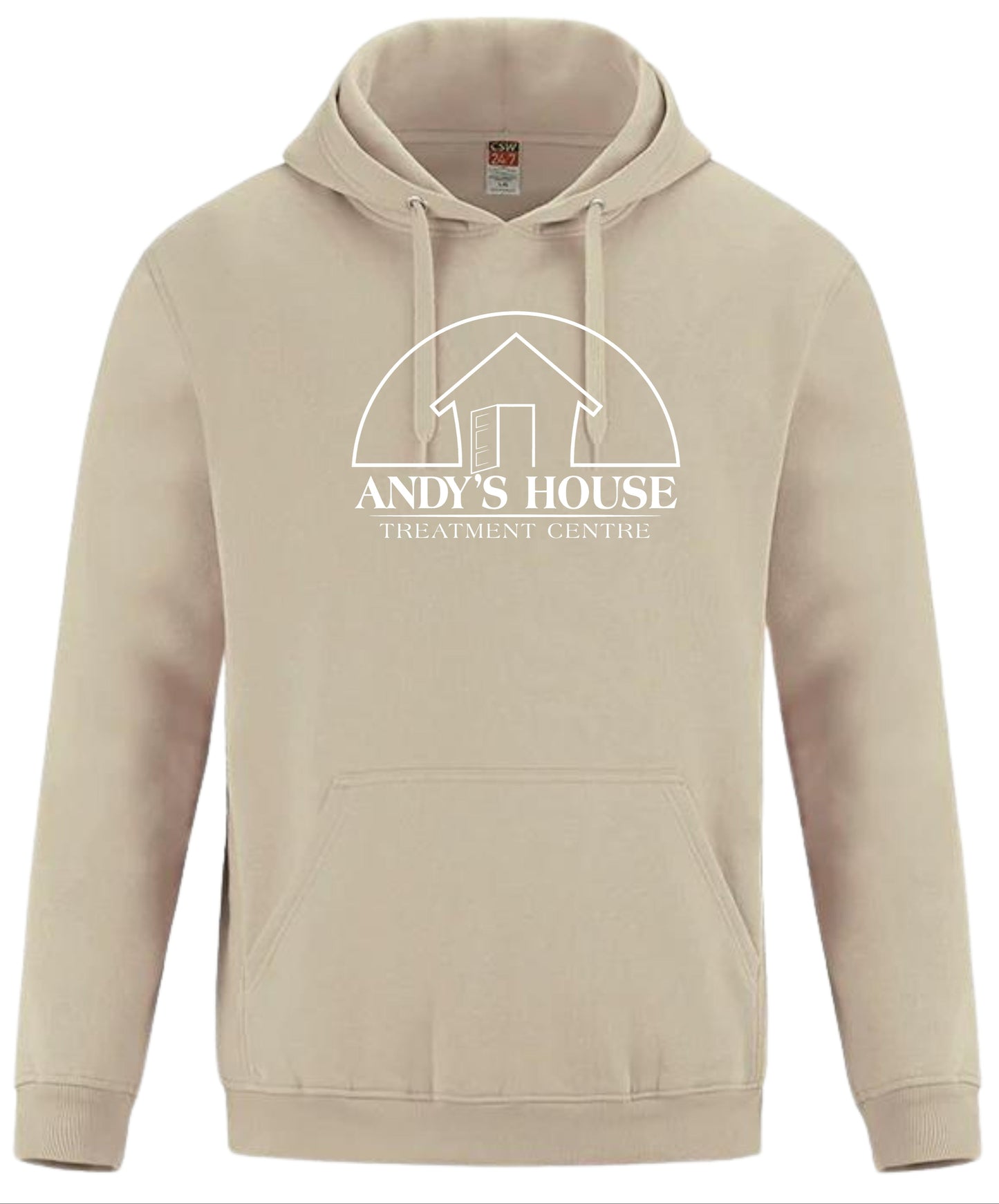 Sweat à capuche avec imprimé sur le devant de l'équipe AH