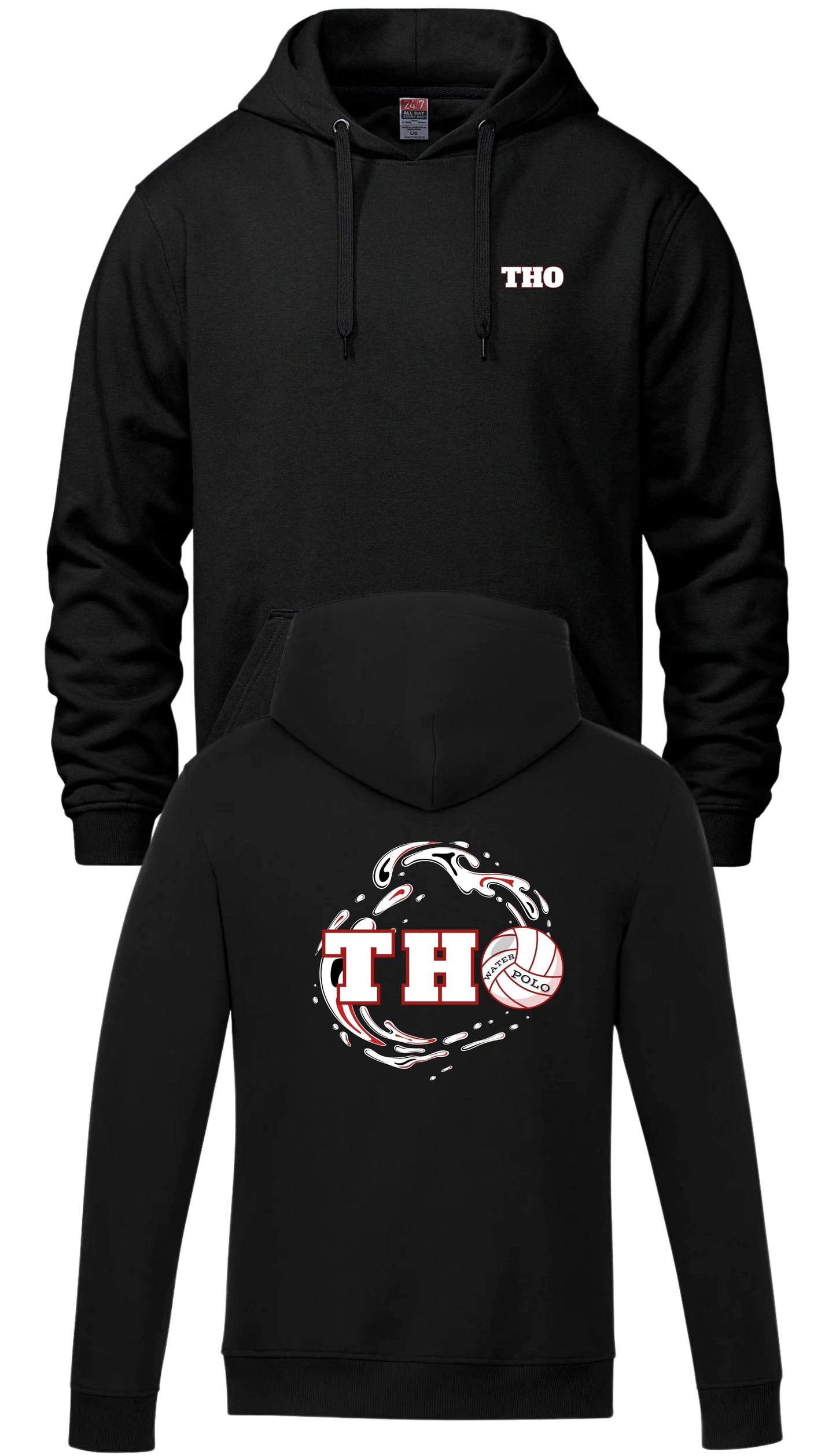 Sweat à capuche de water-polo THO