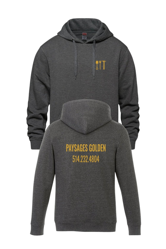 PAYAGES GOLDEN CHARCOAL HOODIE