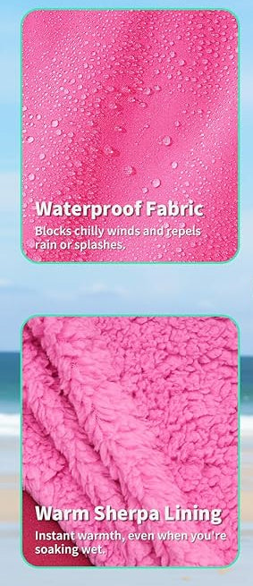 Parka de natation imperméable - Doublure en polaire sherpa