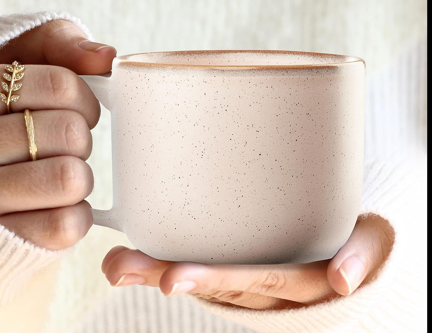 Tasse en grès céramique 16 oz