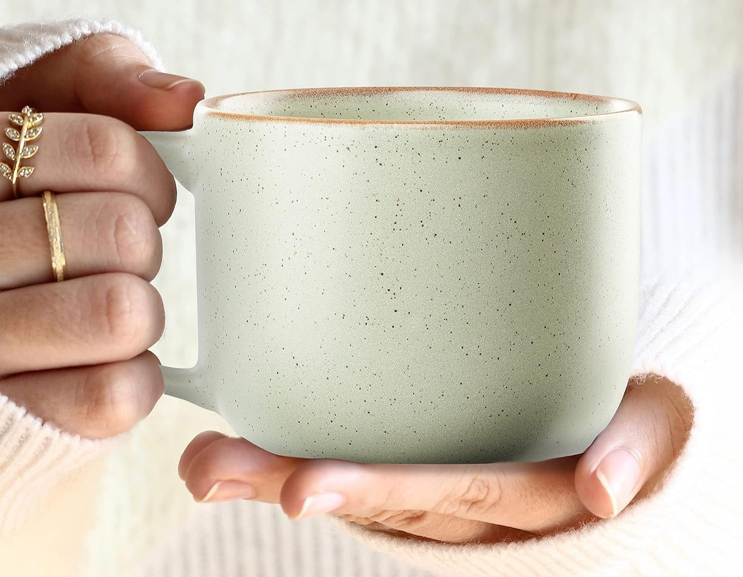 Tasse en grès céramique 16 oz