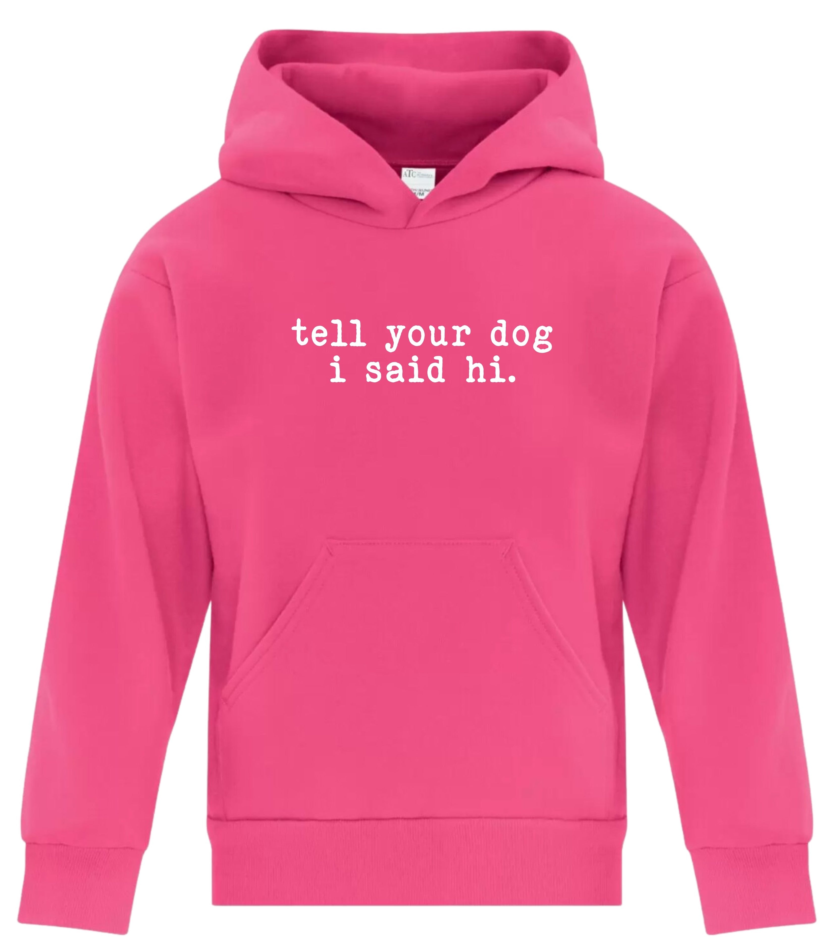 MB Youth Hoodie- Say Hi To Your Dog