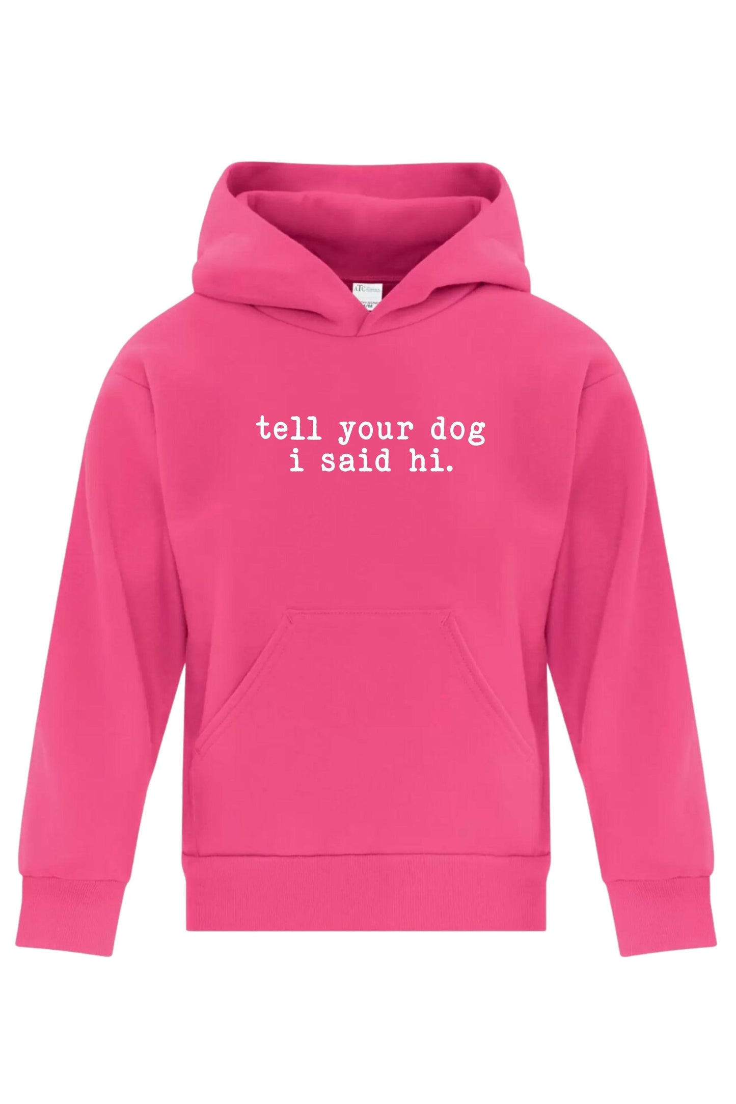 Sweat à capuche MB Youth - Dites bonjour à votre chien