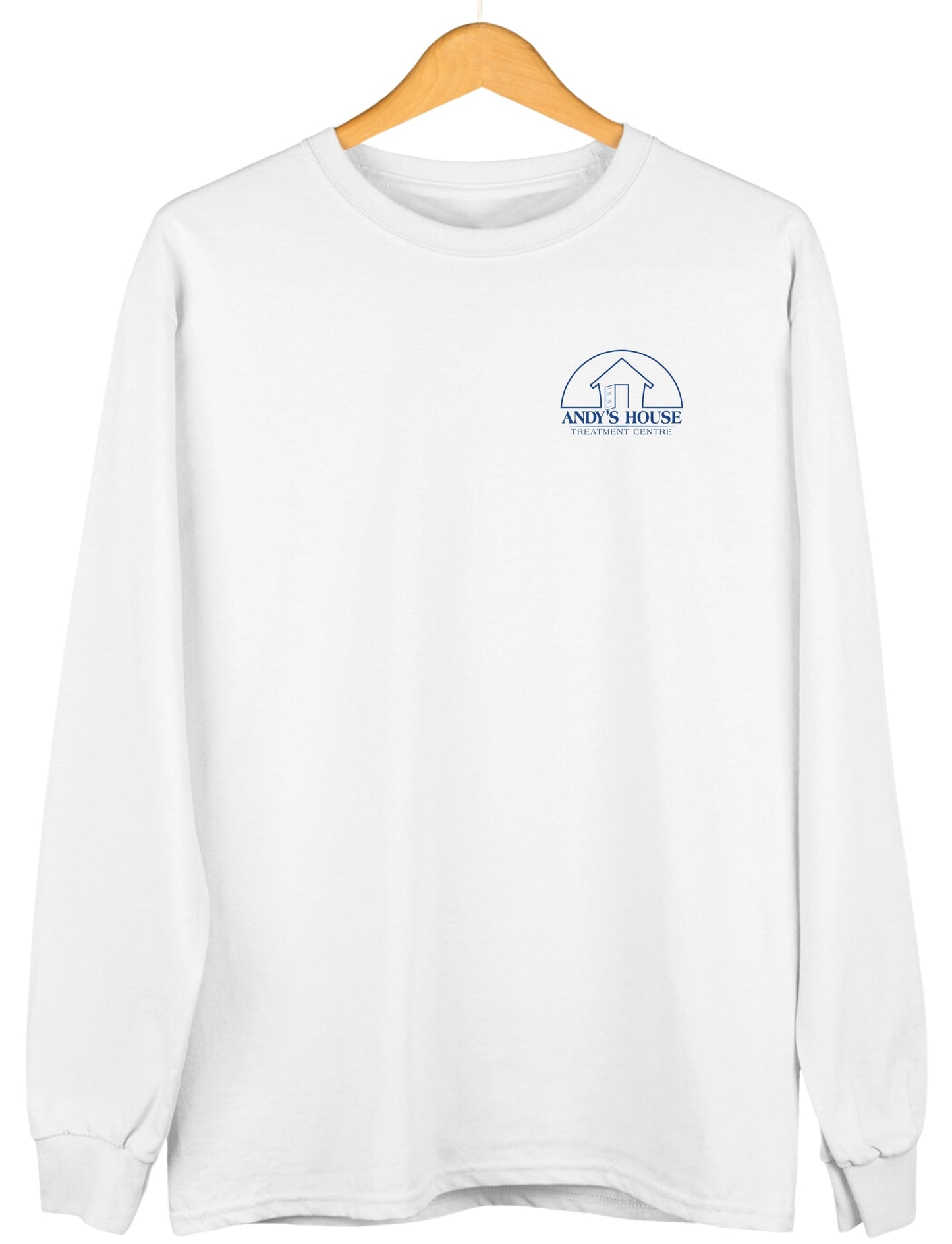 Sweat-shirt ras du cou AH, imprimé sur la poitrine gauche