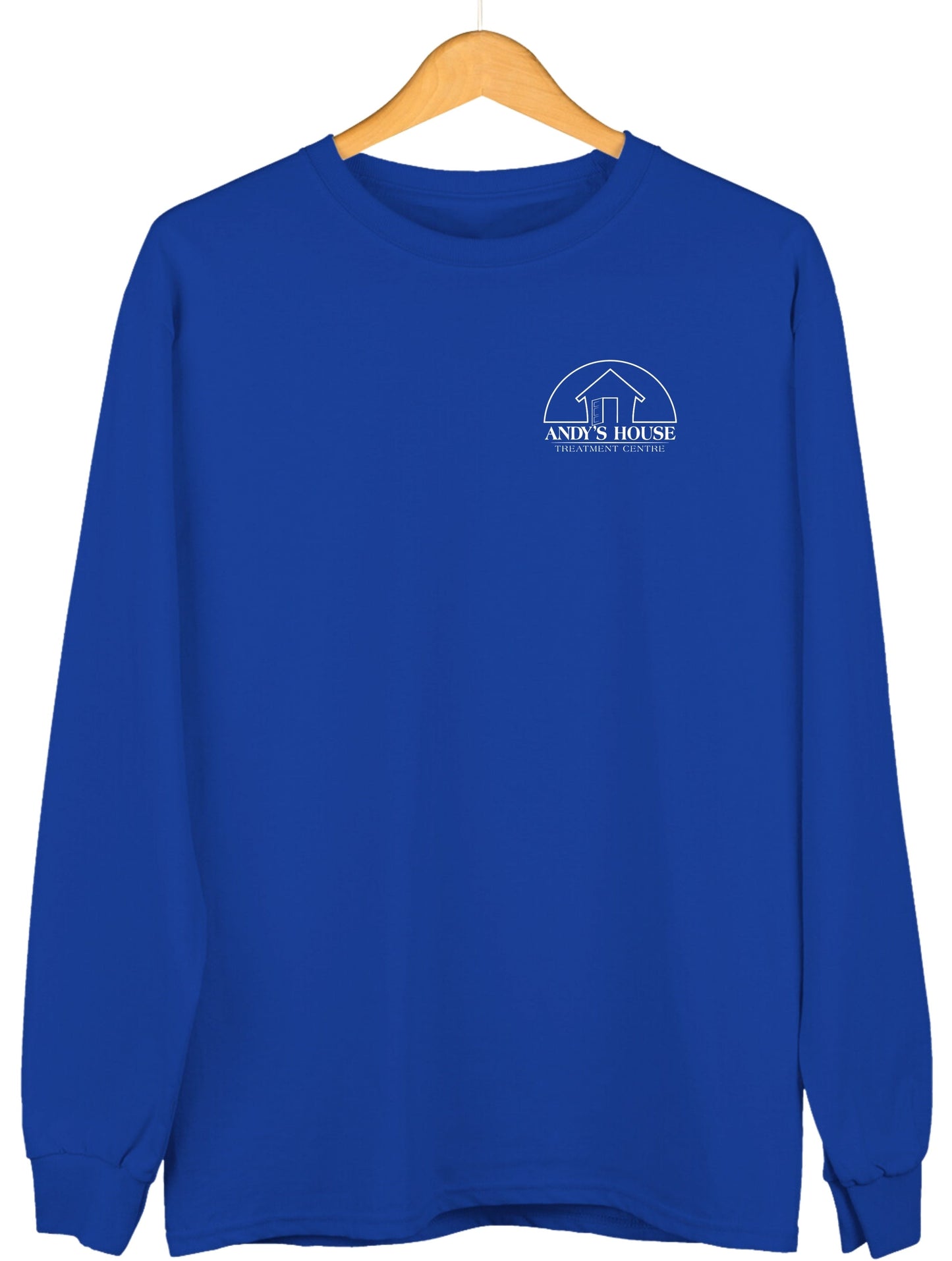 Sweat-shirt ras du cou AH, imprimé sur la poitrine gauche