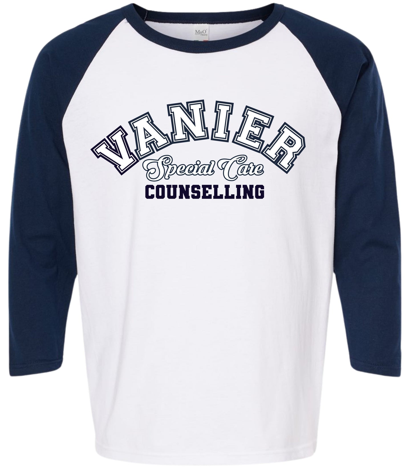 Vanier SCC Raglan 3/4 Baseball Shirt