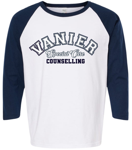 Vanier SCC Raglan 3/4 Baseball Shirt