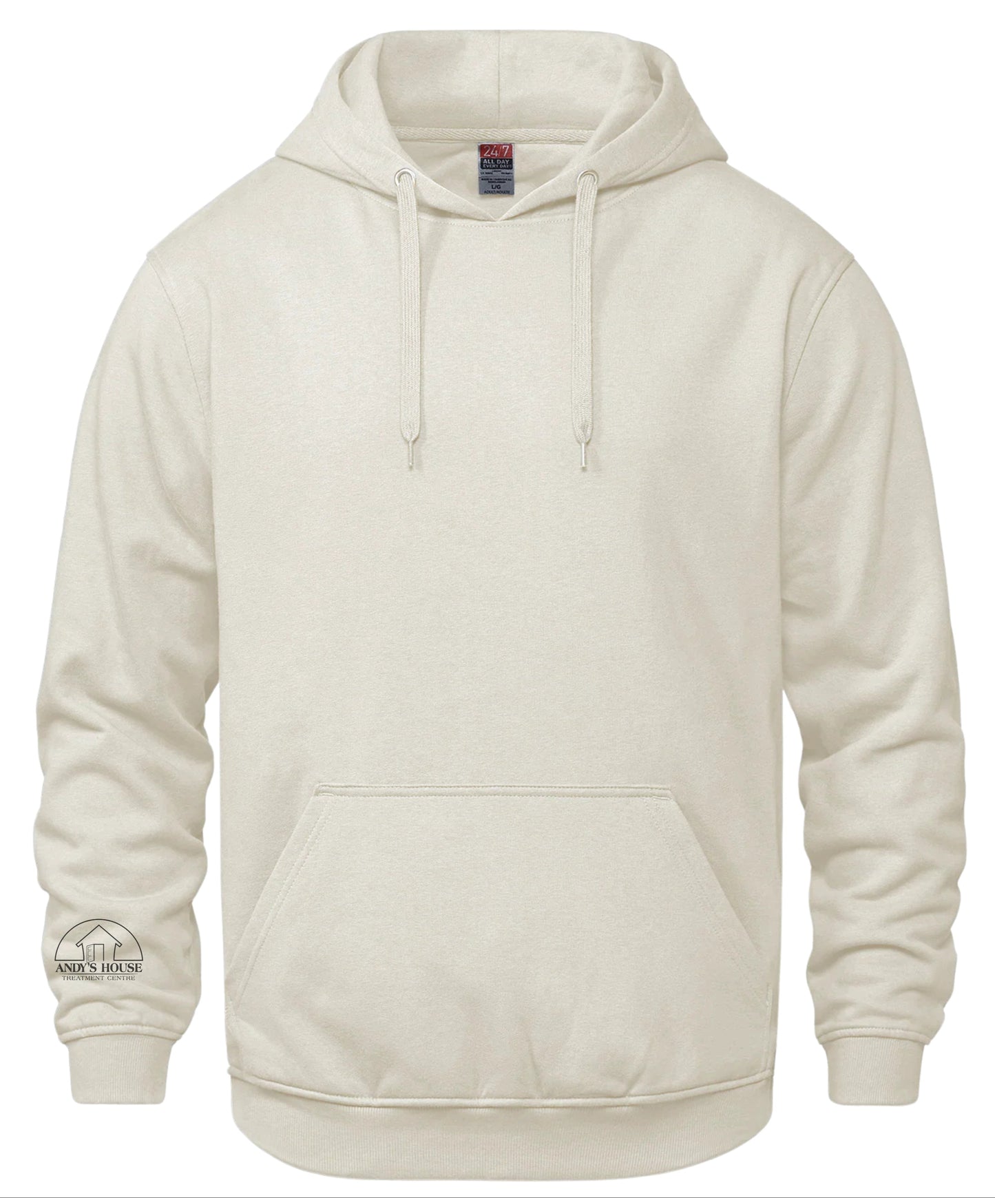 Sweat à capuche AH TEAM avec imprimé aux poignets